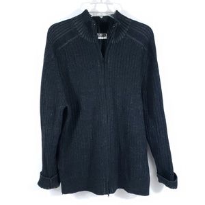 Giordano Knit Sweater Black Womens XL Vintage